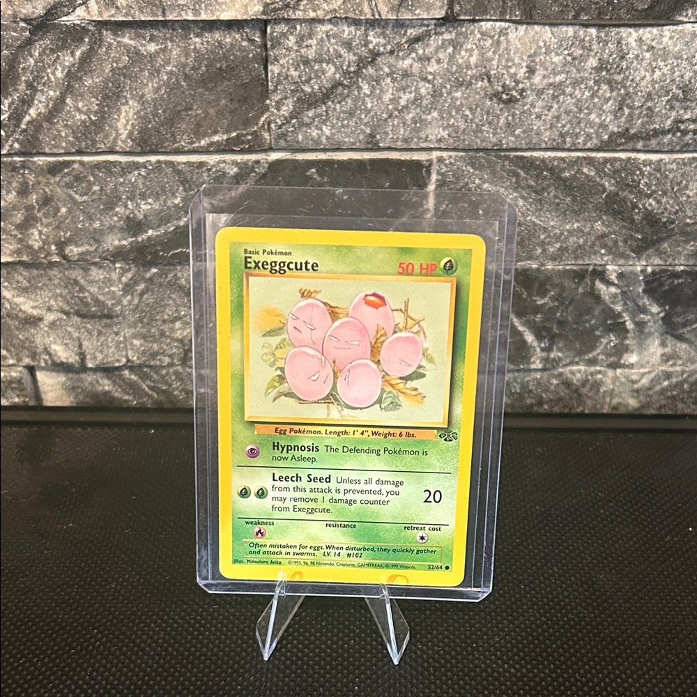Pokemon 52/64 Exeggcute‎ 1999 Vintage card from Jungle Set M/NM